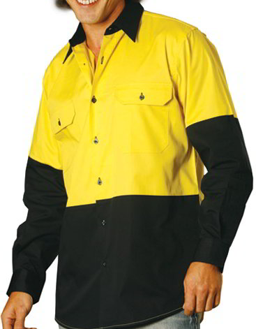 SW58 Hi Vis safety work shirt 